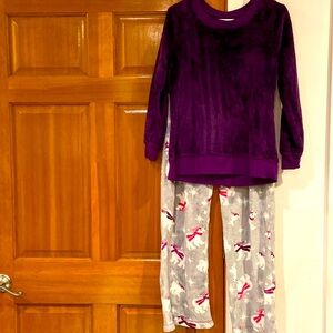 EUC! Women’s Faded Glory Super Minky Fleece pajama set, size small! Polar Bears